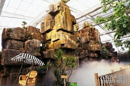 室內人造假山主題造景